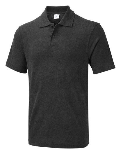 Uneek The Ux Polo UX1 - Charcoal - Customisable Polos