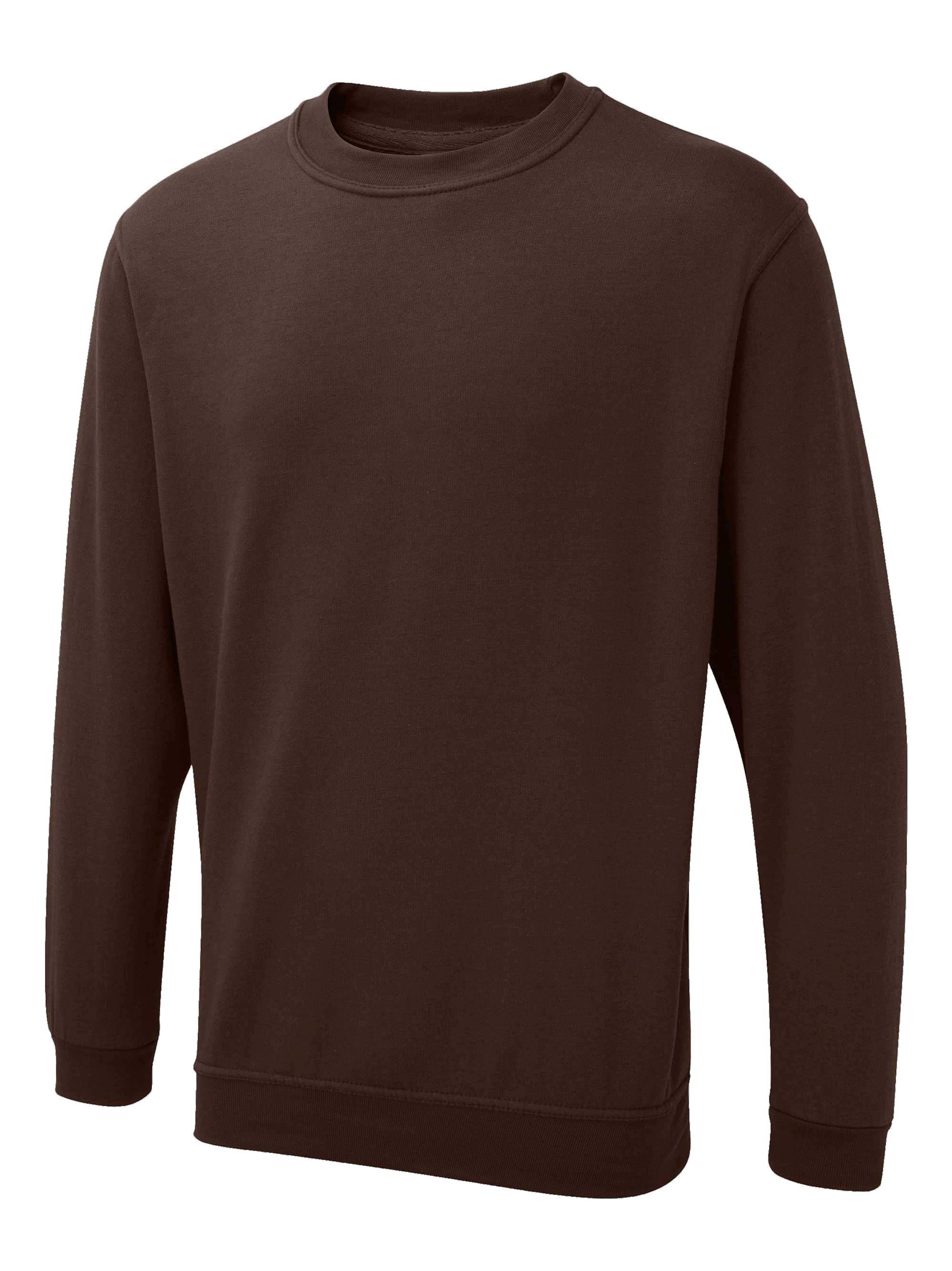 The UX Sweatshirt - UX3 - Brown - Customisable Sweatshirts