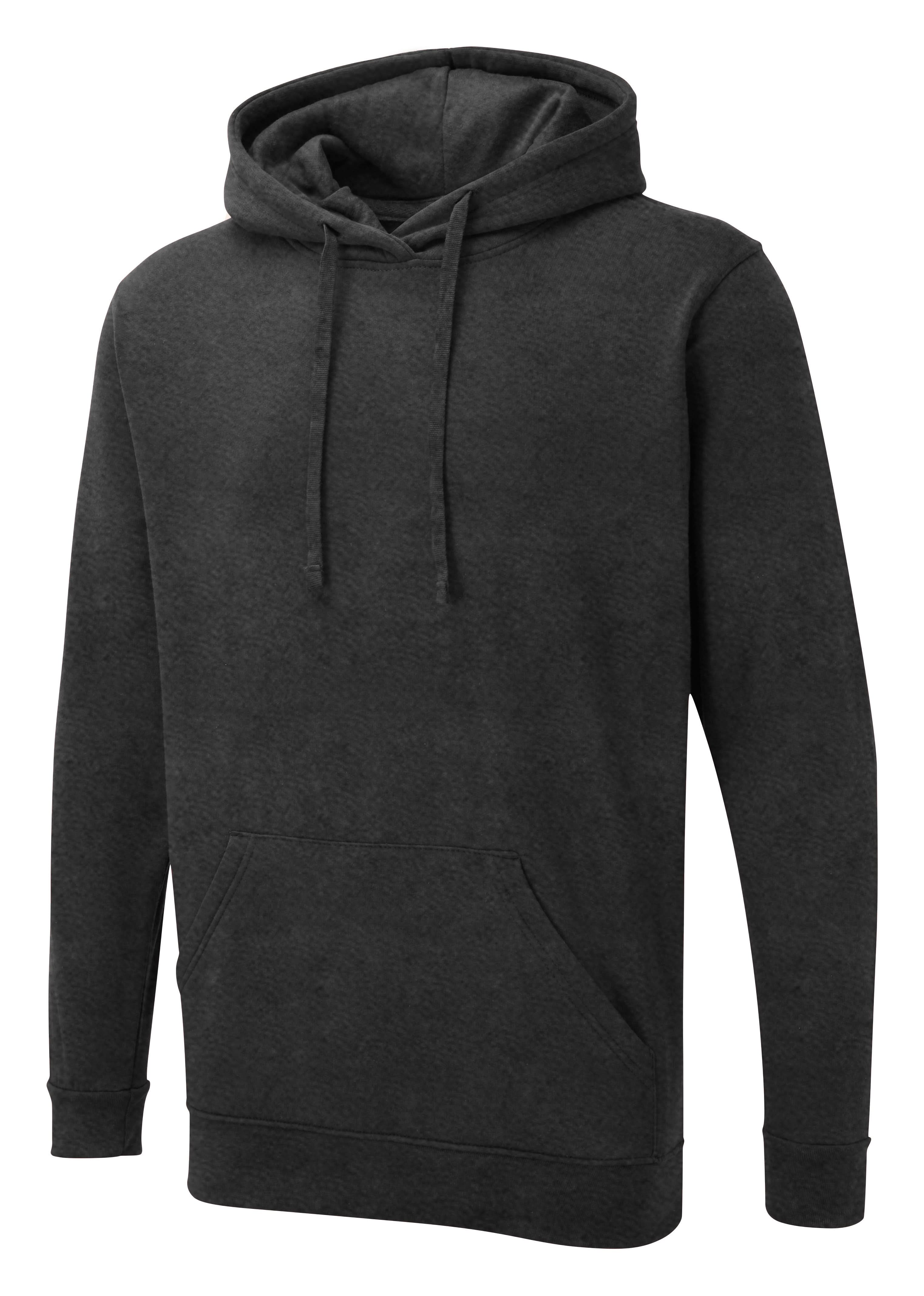 Uneek The Ux Hoodie Charcoal UX4 - Charcoal - Customisable Hoodies