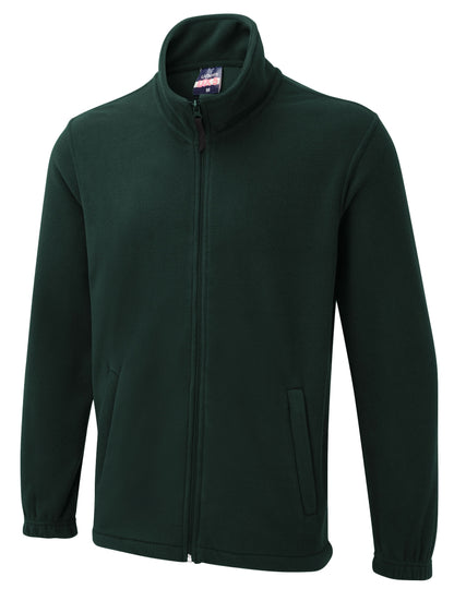 Uneek The Ux Full Zip Fleece UXX05 - Bottle Green - Customisable JACKETS