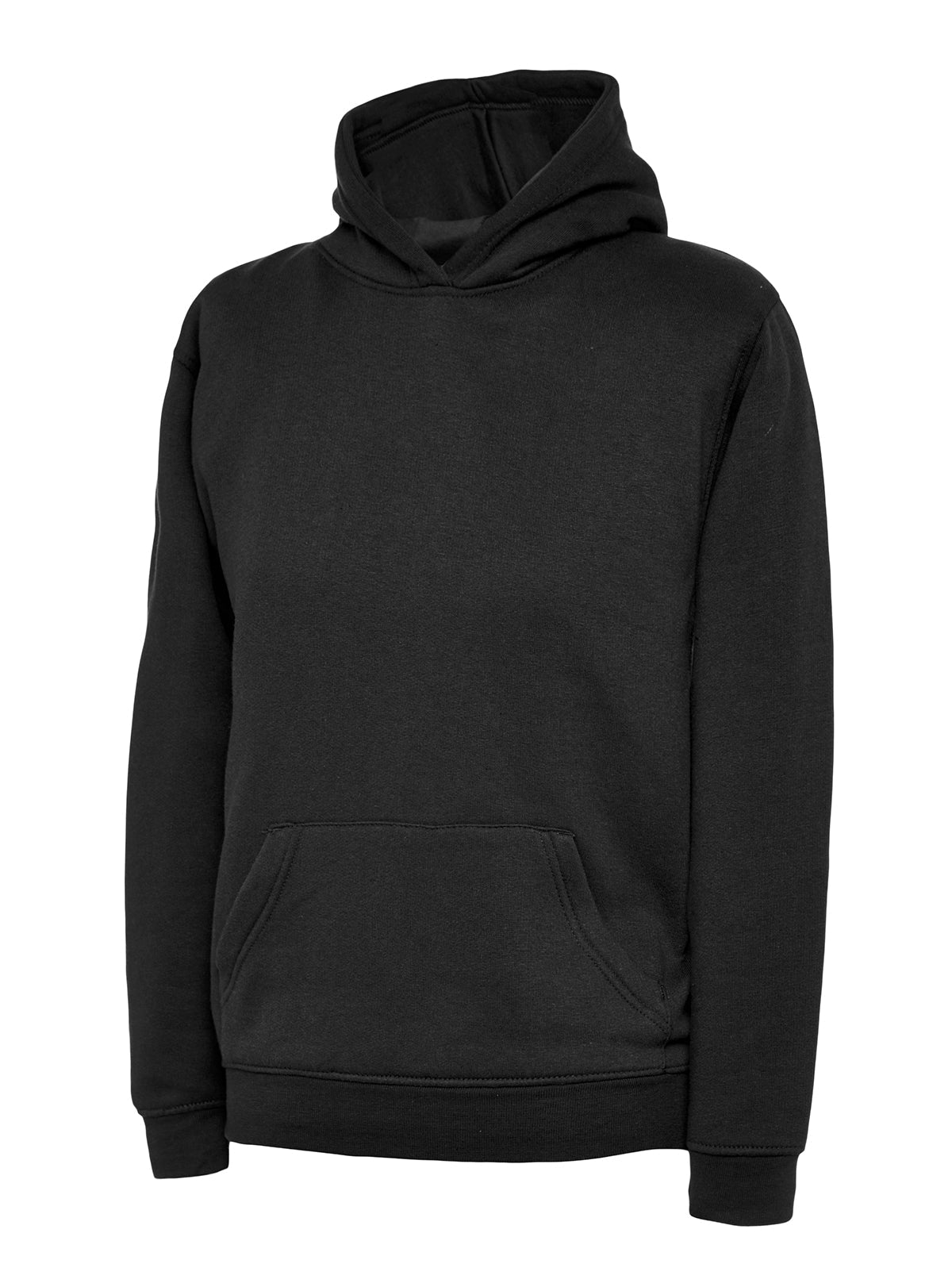 The UX Children’s Hooded Sweatshirt - UX8 - Black - Customisable Sweatshirts