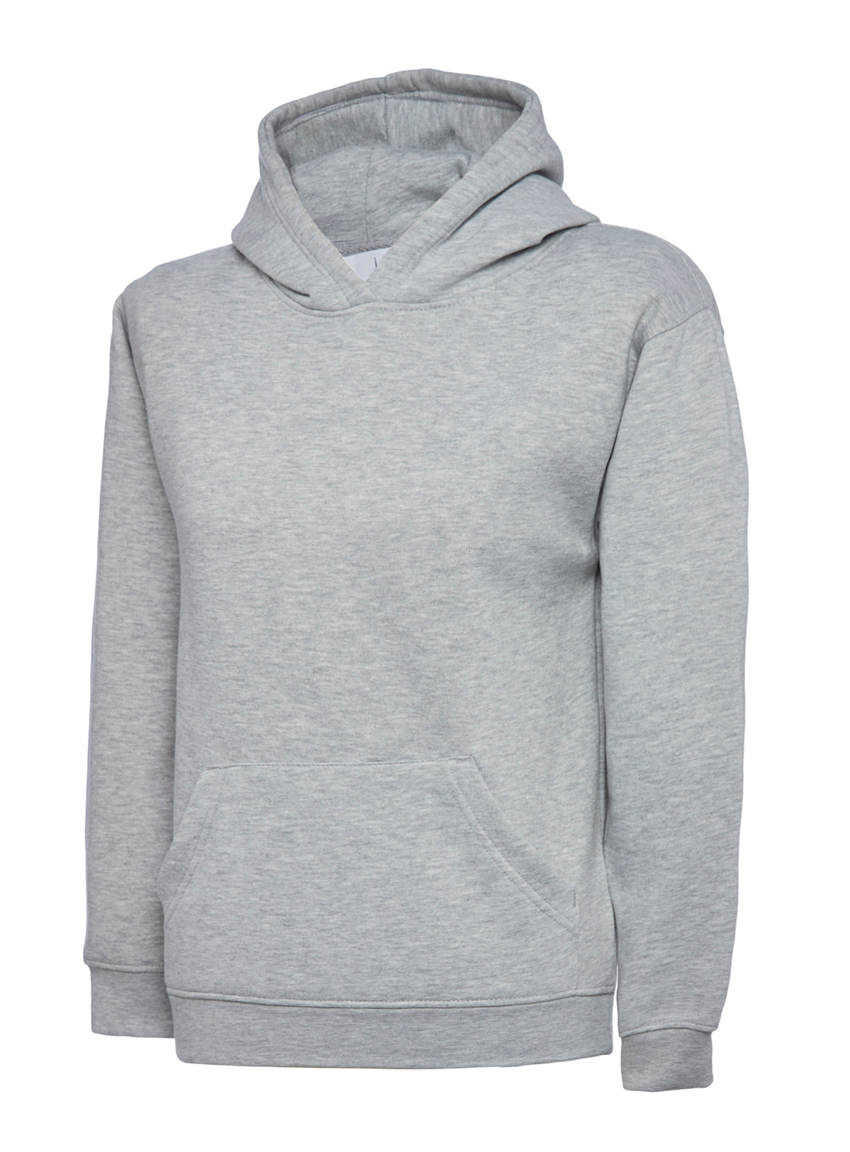 The UX Children’s Hooded Sweatshirt - UX8 - Heather Grey - Customisable Sweatshirts