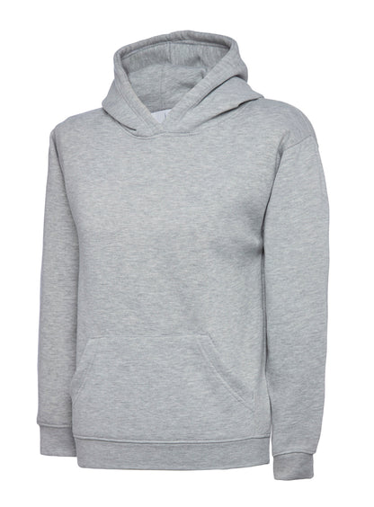 The UX Children’s Hooded Sweatshirt - UX8 - Heather Grey - Customisable Sweatshirts