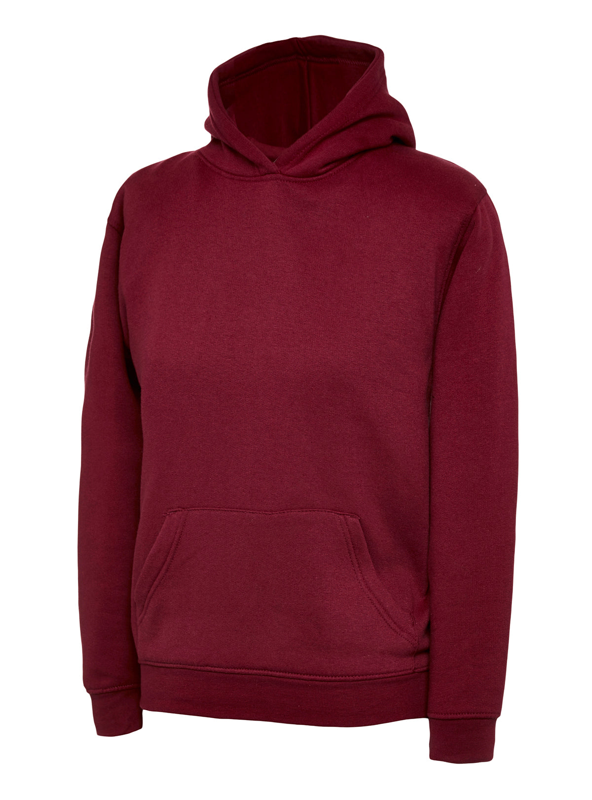 The UX Children’s Hooded Sweatshirt - UX8 - Maroon - Customisable Sweatshirts