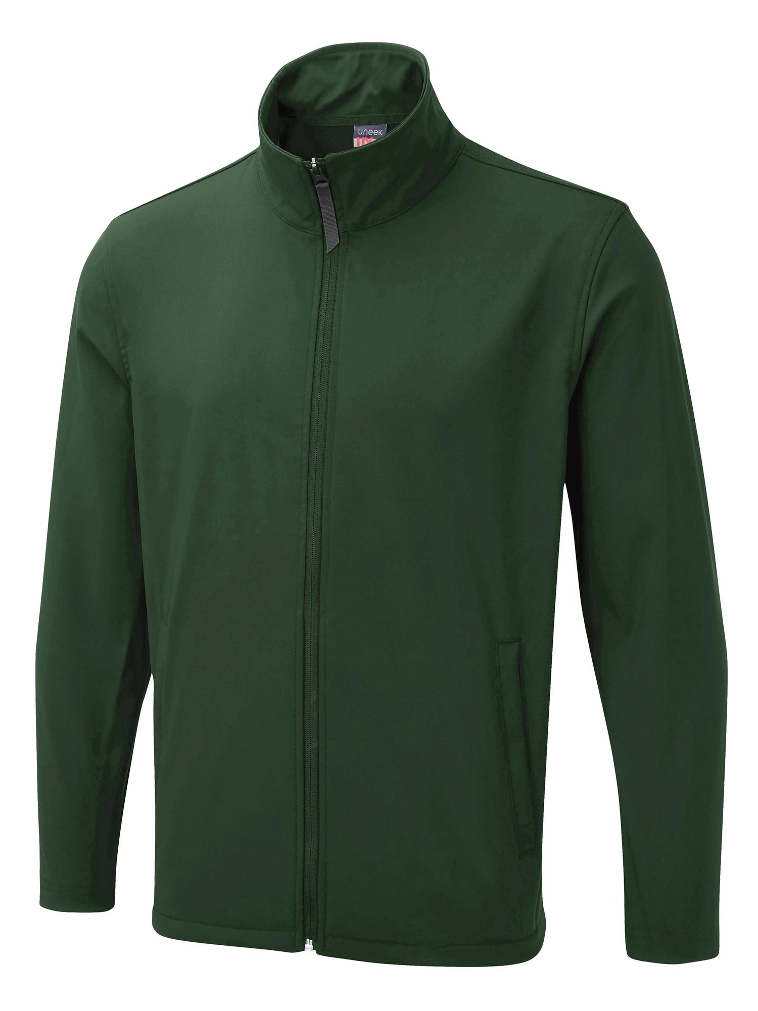 The UX Printable Soft Shell Jacket - UX10 - Bottle Green - Customisable Jacket