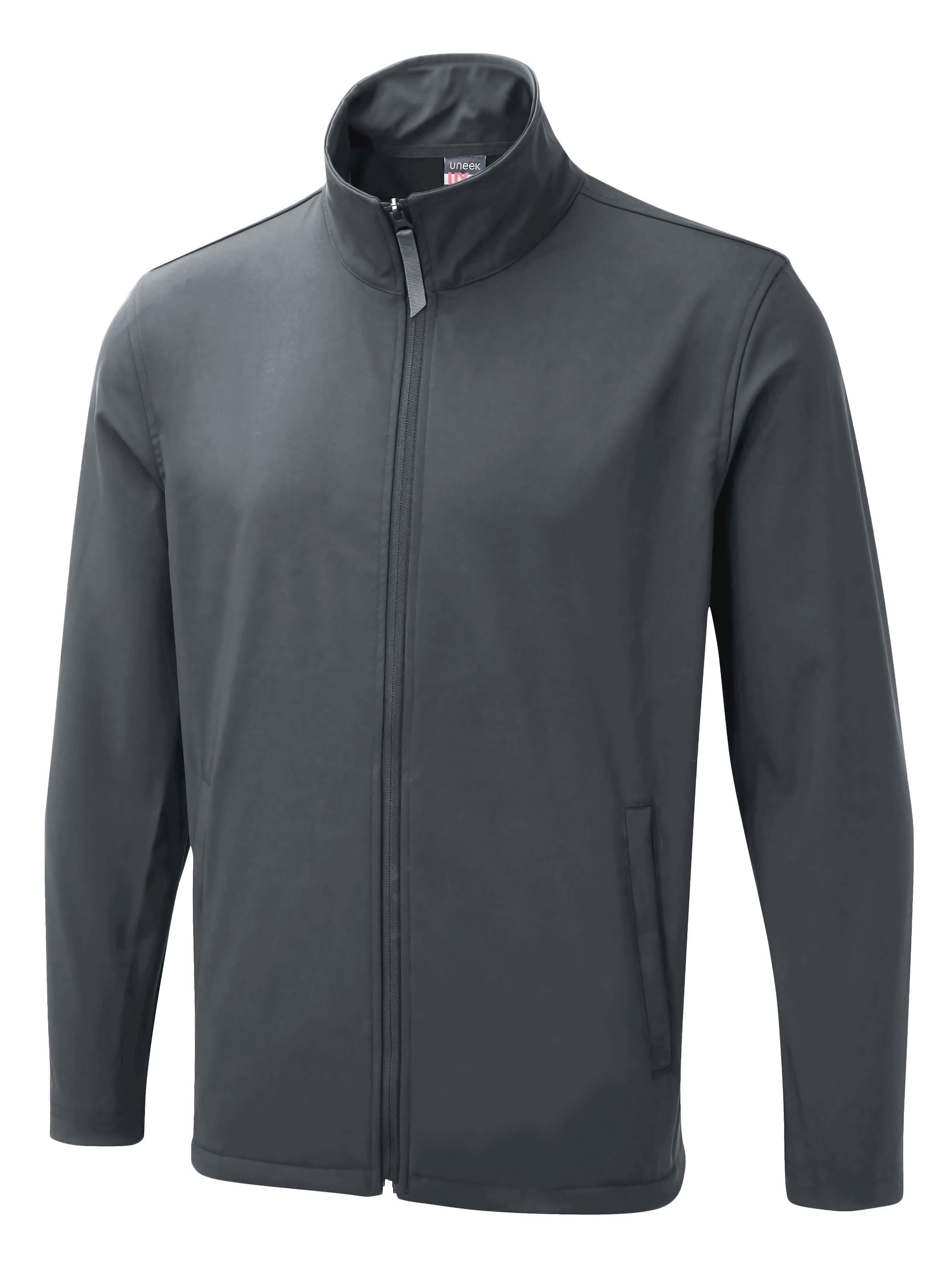 Uneek The Ux Printable Soft Shell Jacket UX10 - Light Grey - Customisable Jacket