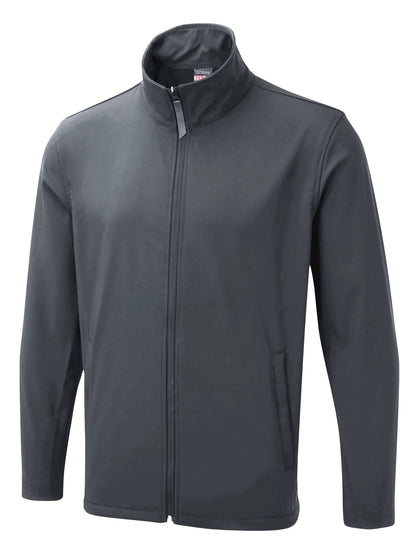 The UX Printable Soft Shell Jacket - UX10 - Light Grey - Customisable Jacket