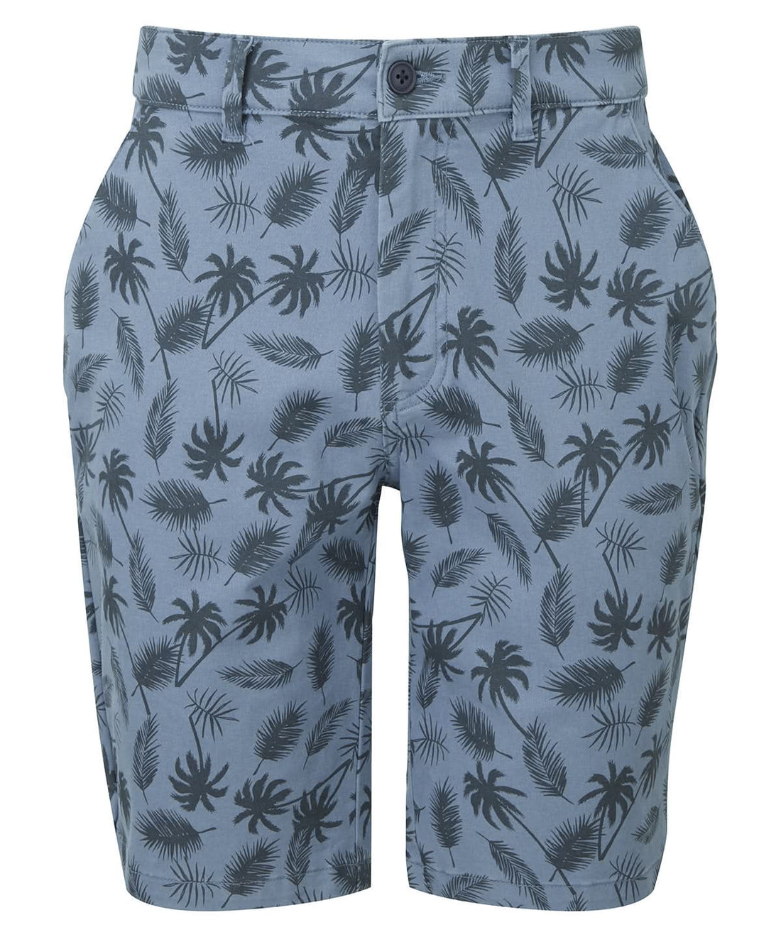 Wombat Mens Palm Print Shorts WB905 - Blue - Customisable Shorts