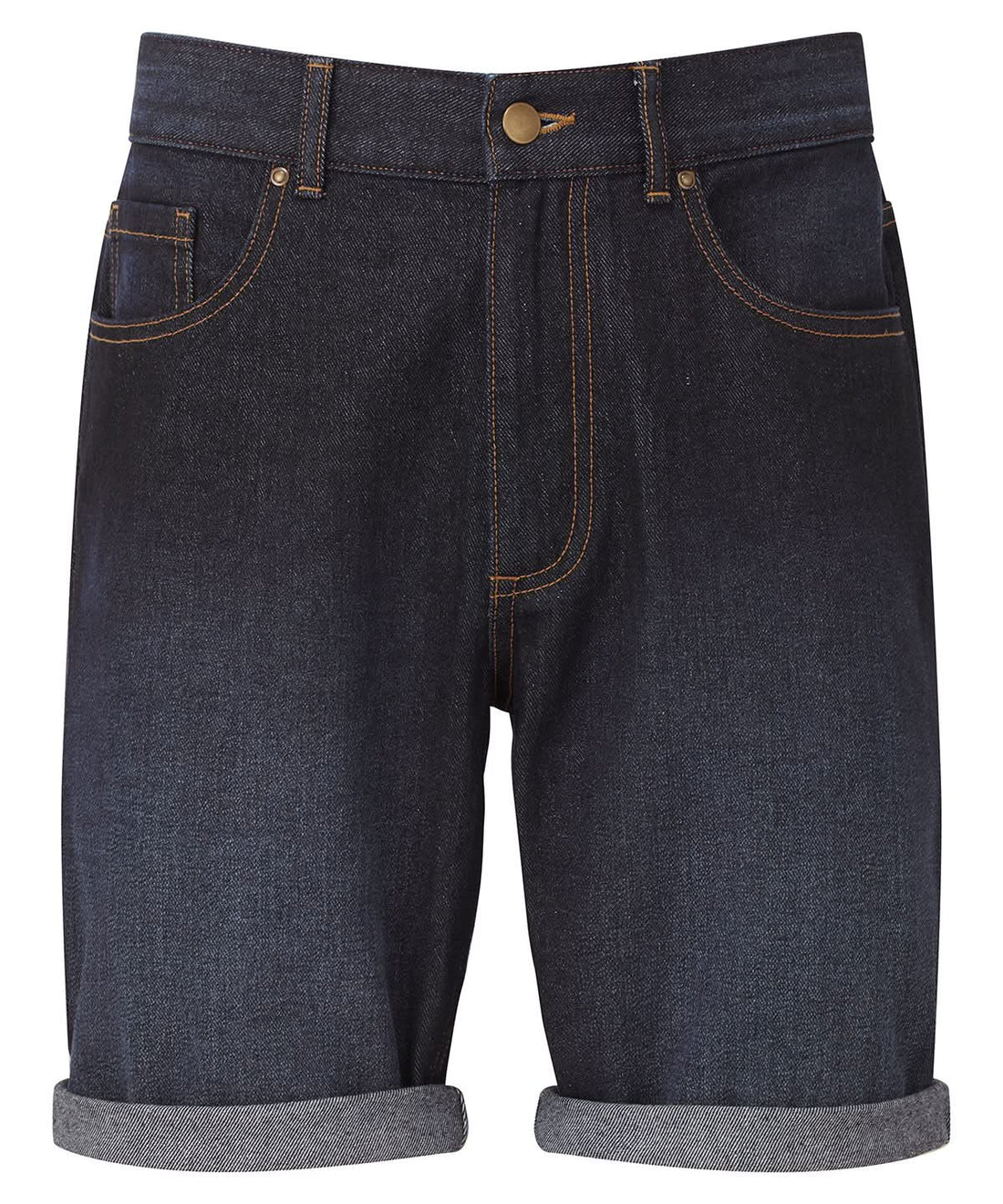 Wombat Mens Denim Shorts WB908 - Indigo Denim - Customisable Shorts
