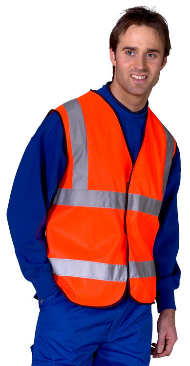Beeswift Logo Label@ Beeswift Hi Vis Vest Retail Packaged - - Customisable Waistcoats / Vests