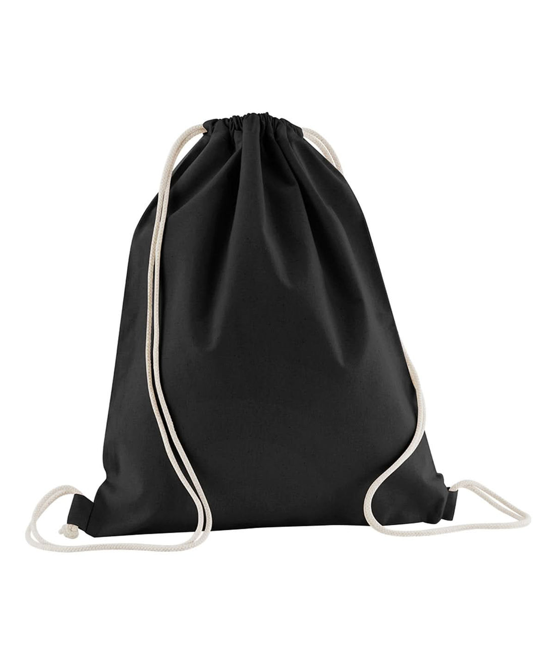 Westford Mill Organic Cotton Inco Gym Sac WM160 - Black One size - Customisable Bags