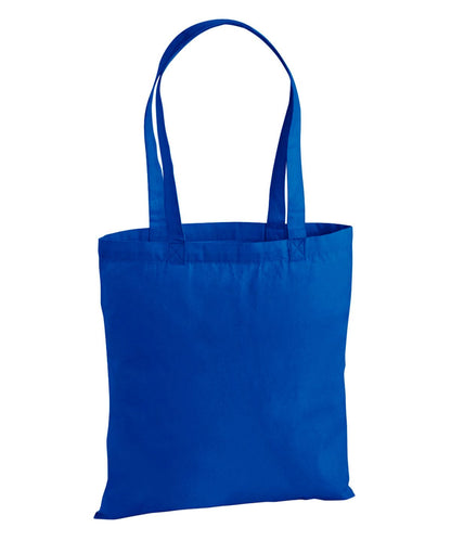 Westford Mill Premium Cotton Tote WM201 - Bright Royal One size - Customisable Bags