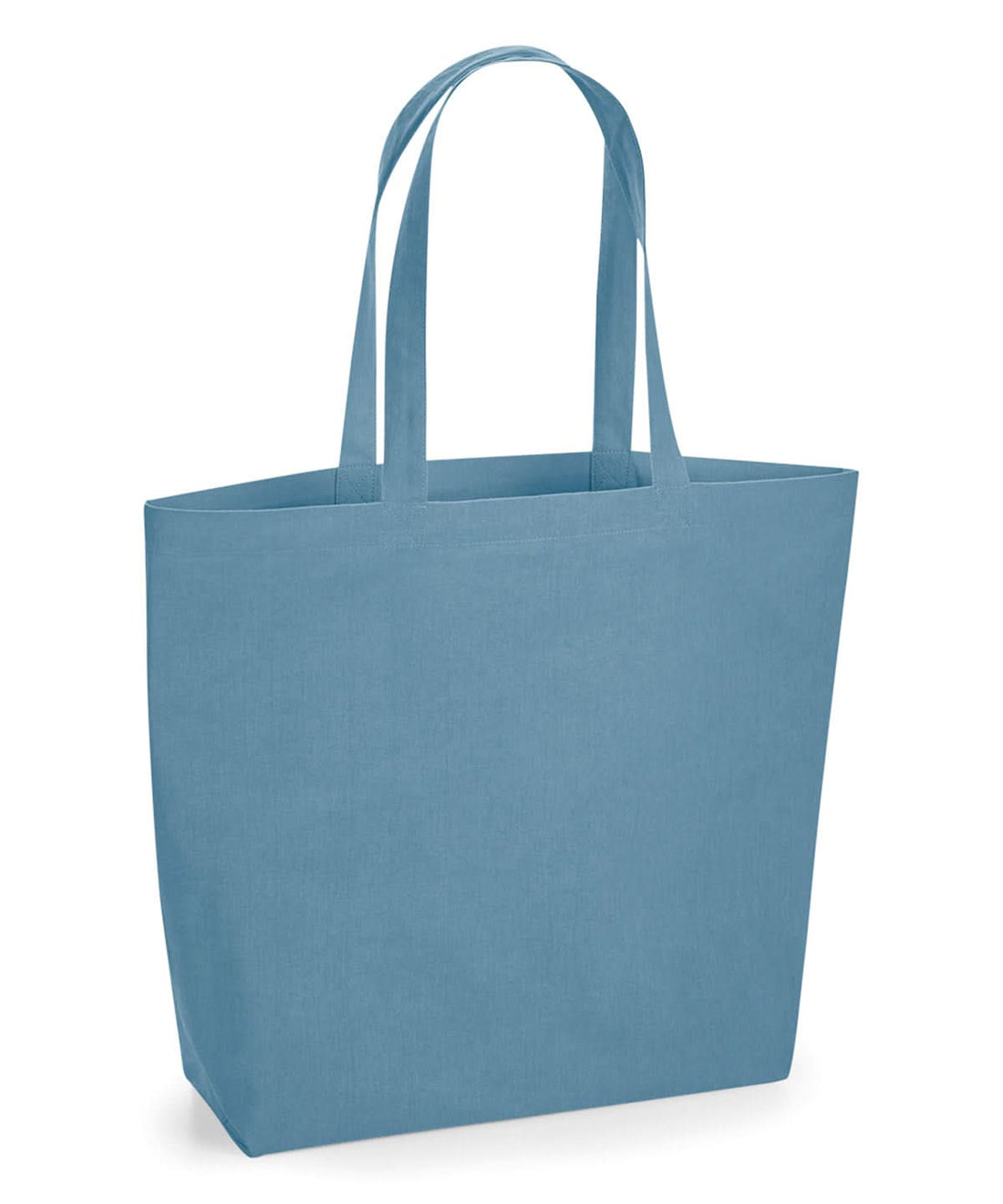 Westford Mill Organic Natural Dyed Maxi Bag For Life WM285 - Indigo Blue One Size - Customisable Bags