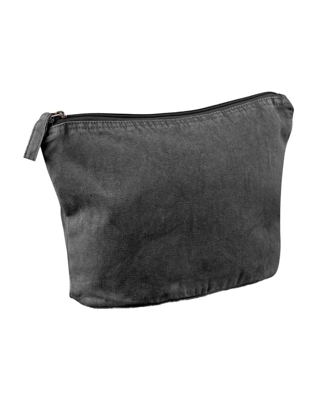 Westford Mill Garment Dyed Accessory Bag WM340 - Vintage Black One Size - Customisable Bags