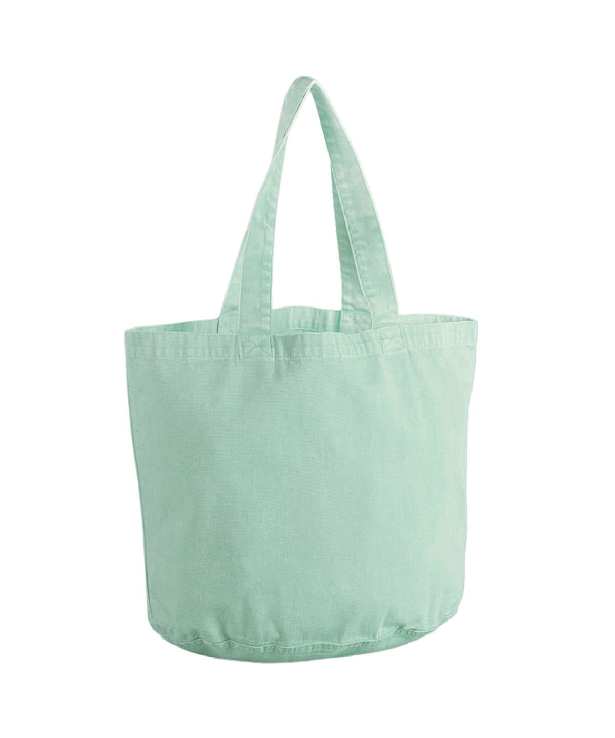 Westford Mill Garment Dyed Shopper WM345 - Vintage Aqua One Size - Customisable Bags
