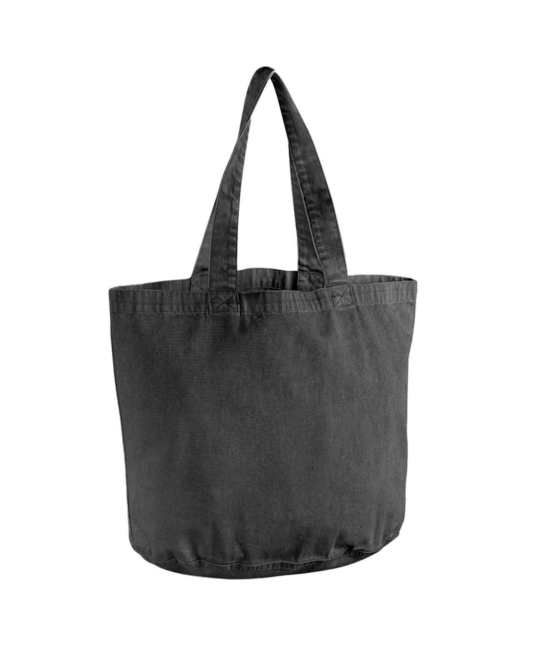 Westford Mill Garment Dyed Shopper WM345 - Vintage Black One Size - Customisable Bags