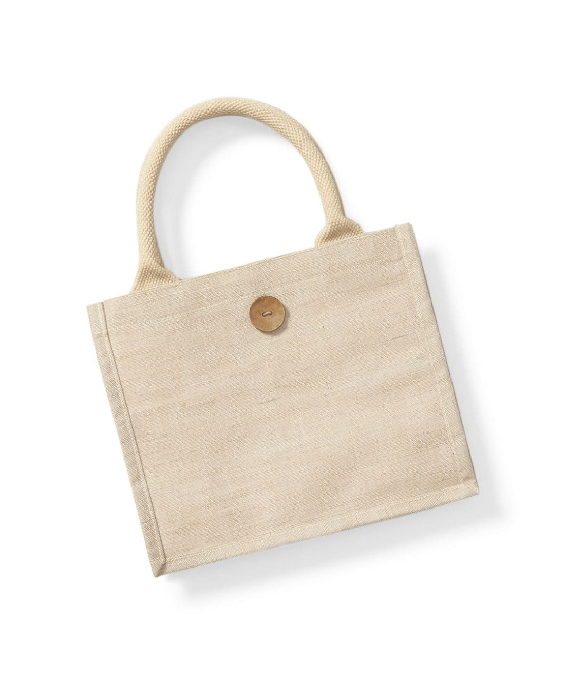 Westford Mill Juco Mini Gift Bag WM441 - Natural One size - Customisable Bags