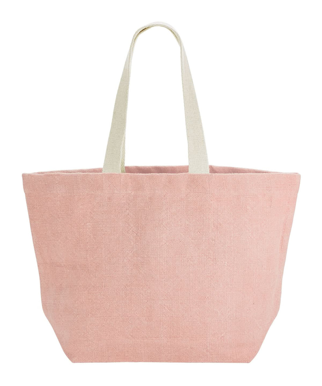 Westford Mill Soft Washed Jute Beach Bag WM466 - Blossom One size - Customisable Bags