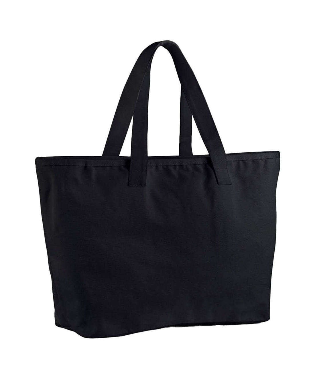 Westford Mill Oversized Heavy Duty Canvas Tote Bag WM606 - Black One size - Customisable Bags