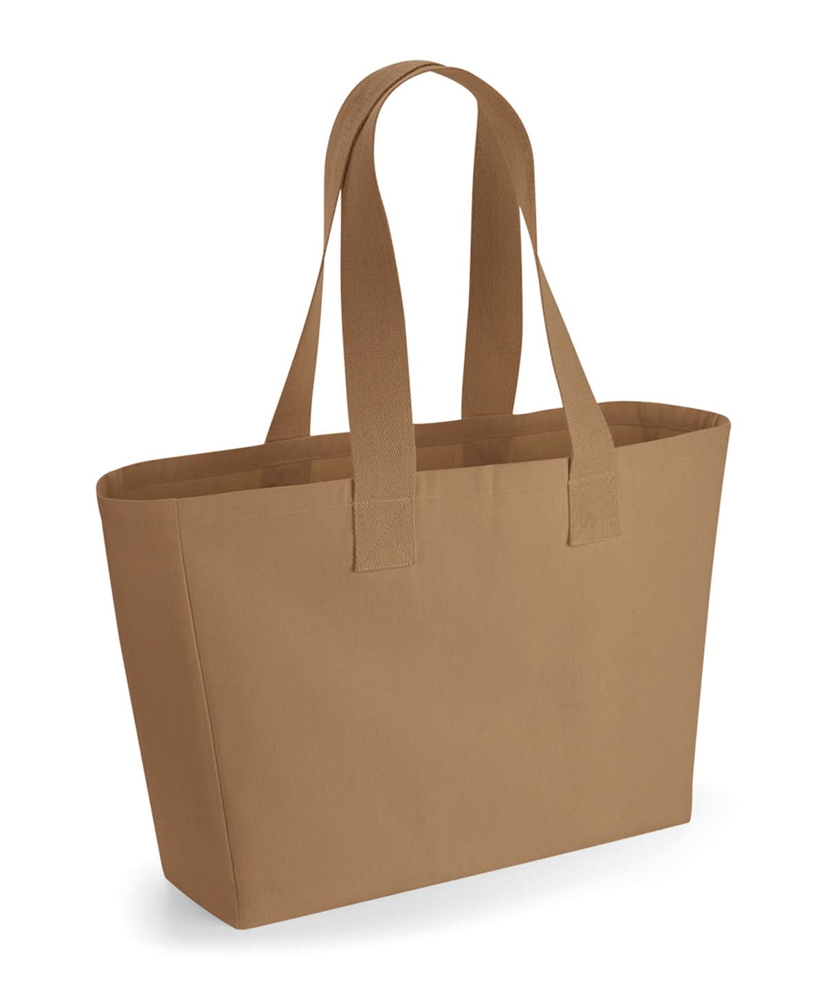 Westford Mill Everyday Canvas Tote WM610 - Caramel One size - Customisable Bags