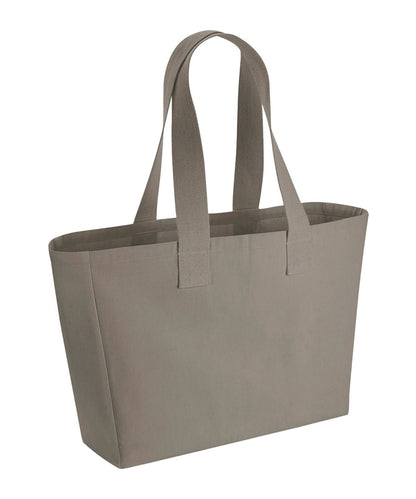 Westford Mill Everyday Canvas Tote WM610 - Mushroom One size - Customisable Bags