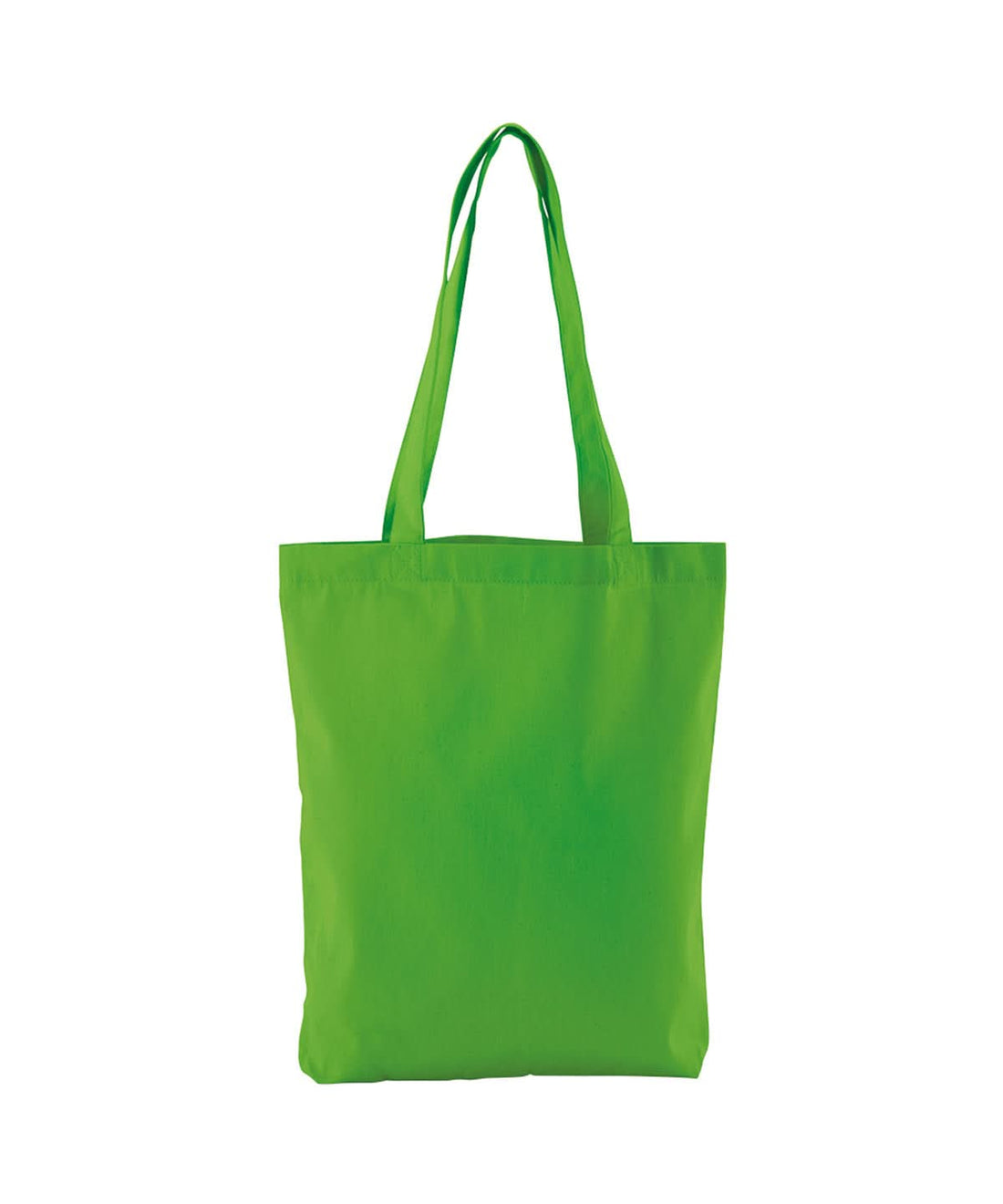 Westford Mill Earthaware Organic Twill Tote WM691 - Apple Green One Size - Customisable Bags