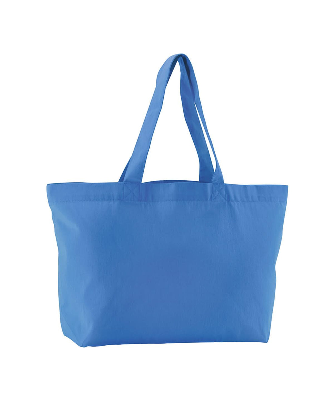 Westford Mill Earthaware Organic Twill Shopper WM695 - Cornflower Blue One Size - Customisable Bags