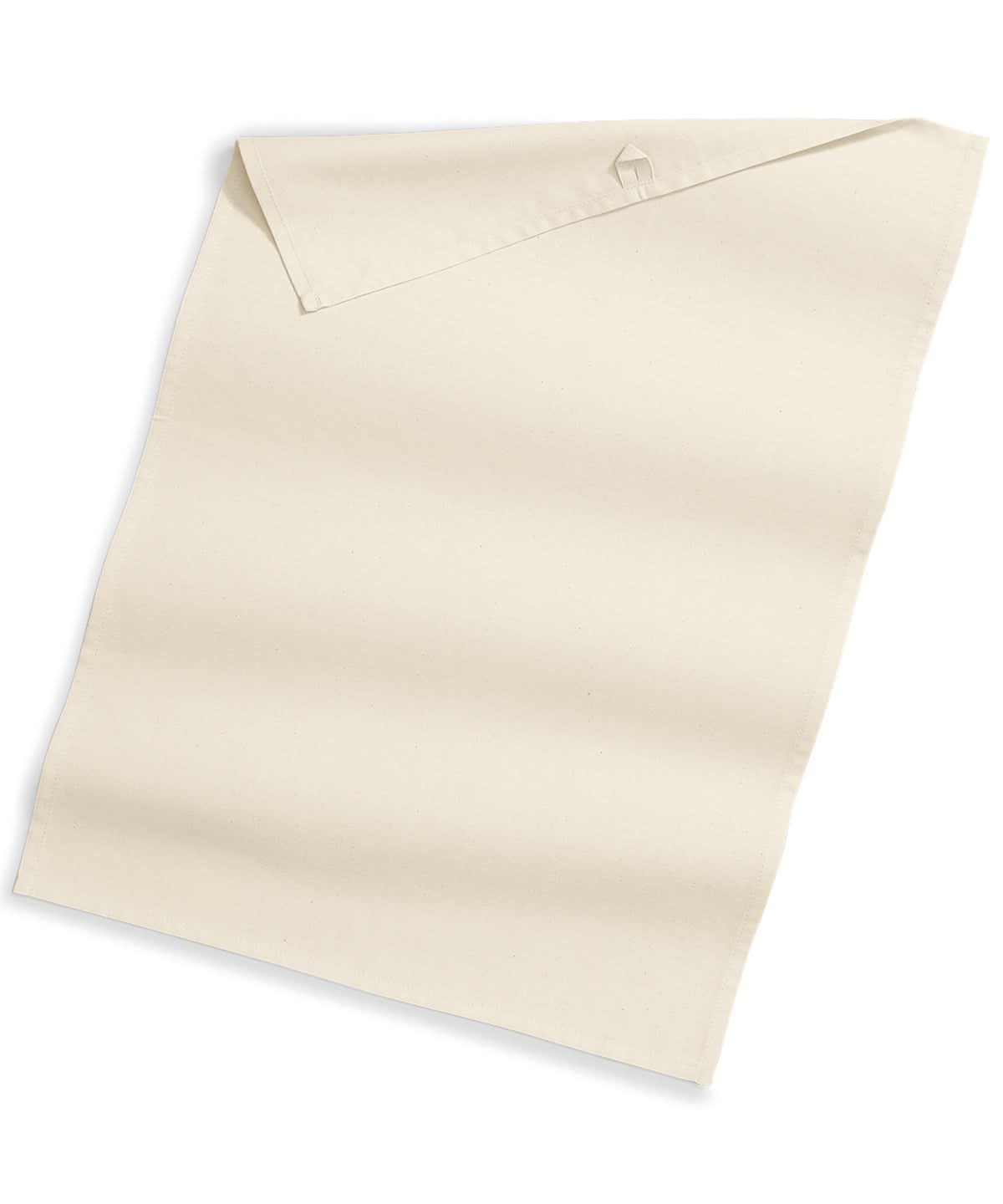Westford Mill Organic Cotton Tea Towel WM710 - Natural One size - Customisable Towels