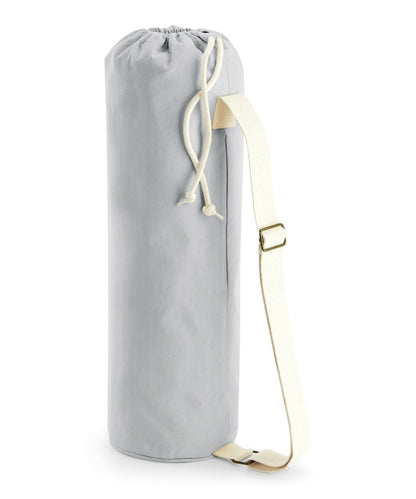 Westford Mill Earthaware Organic Yoga Mat Bag WM816 - Light Grey One size - Customisable Bags