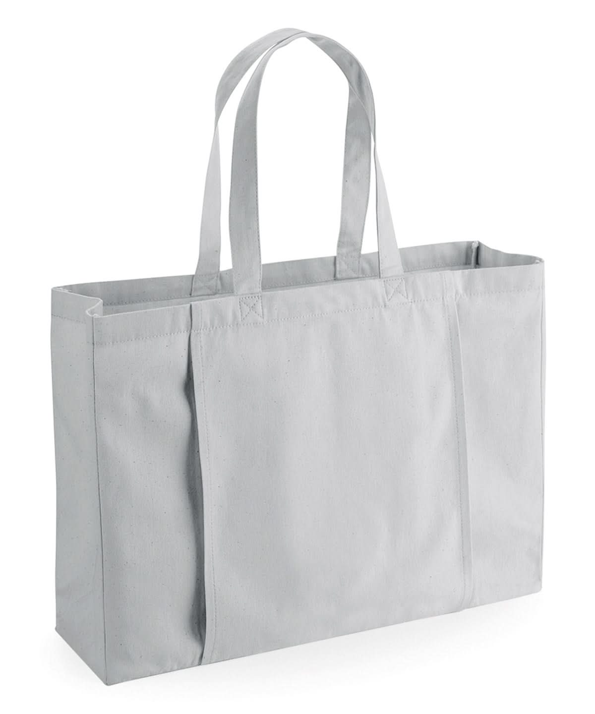Westford Mill Earthaware Organic Yoga Tote WM818 - Light Grey One size - Customisable Bags