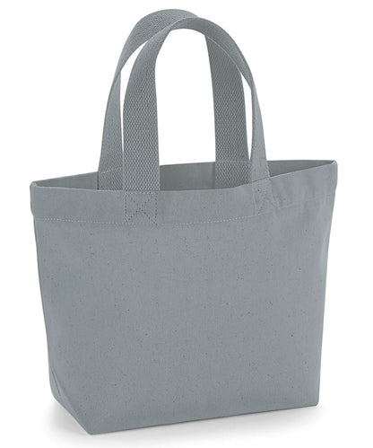 Westford Mill Earthaware Organic Marina Mini Tote WM845 - Pure Grey One size - Customisable Bags
