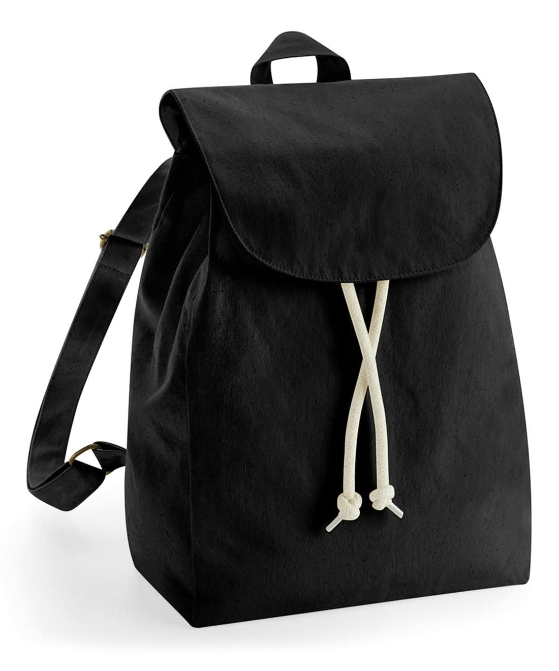 Westford Mill Earthaware Organic Rucksack WM880 - Black One size - Customisable Bags