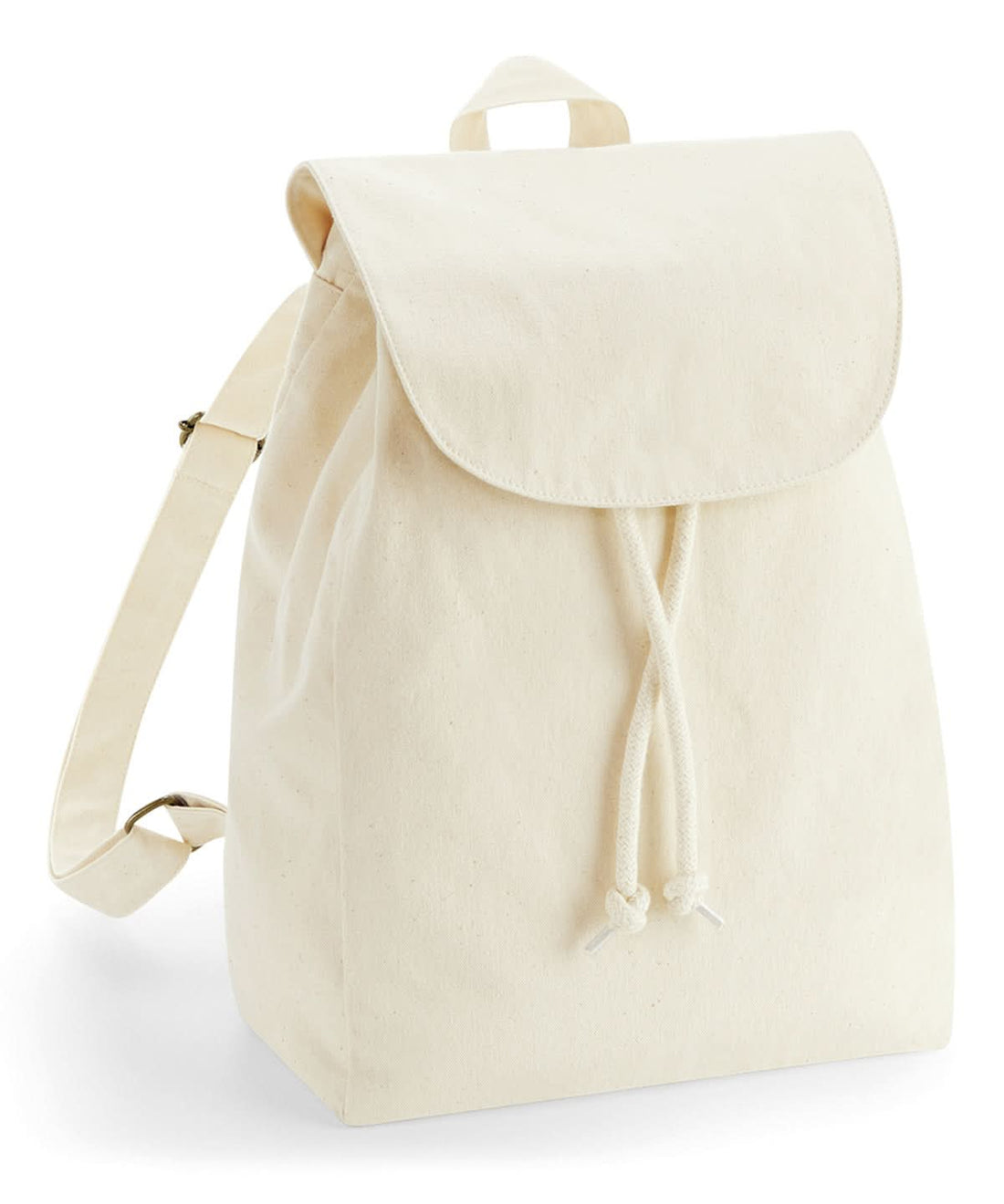 Westford Mill Earthaware Organic Rucksack WM880 - Natural One size - Customisable Bags