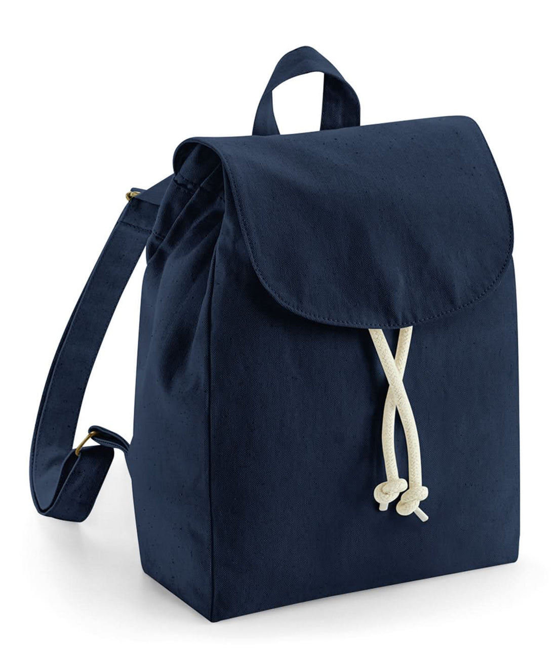 Westford Mill Earthaware Organic Mini Rucksack WM881 - French Navy One size - Customisable Bags