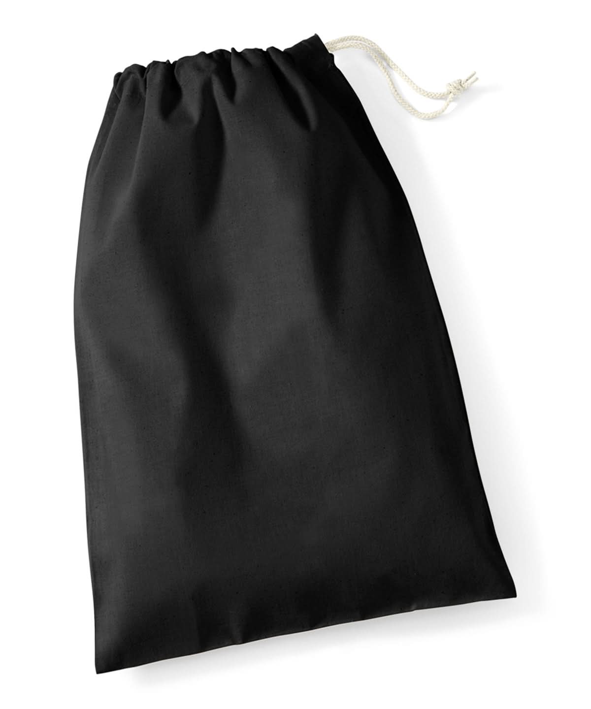 Westford Mill Recycled Cotton Stuff Bag WM915 - Black - Customisable Bags