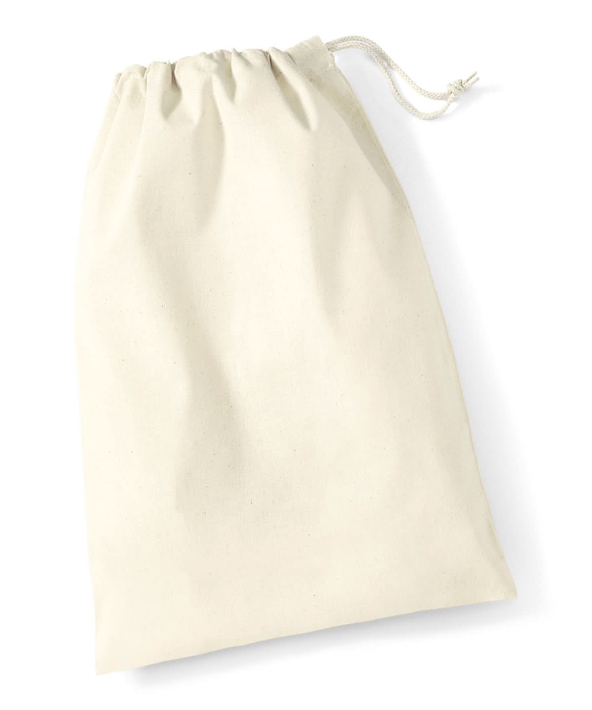 Westford Mill Recycled Cotton Stuff Bag WM915 - Natural - Customisable Bags