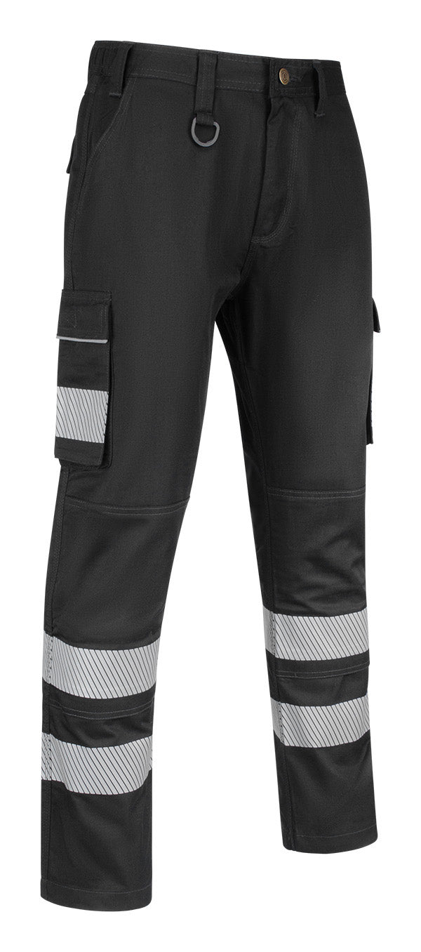 Beeswift Guardian Safety Combat Trousers - Black - Customisable Trousers