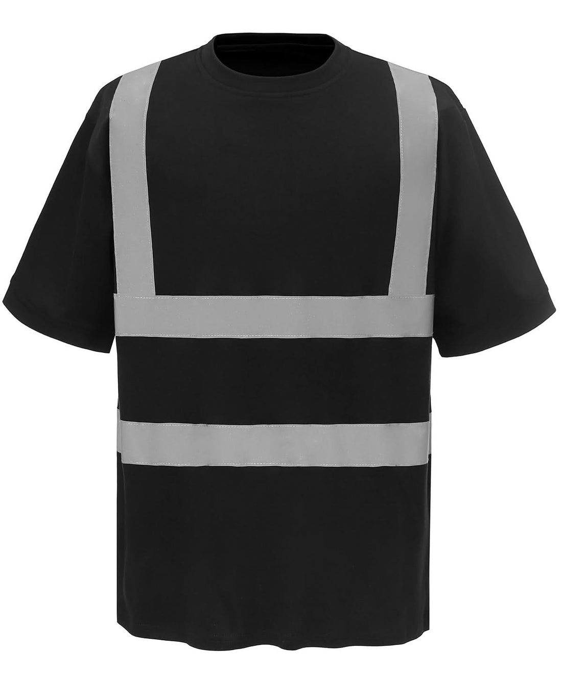 Yoko HV Short Sleeve T Shirt Hvj410 YK025 - Black - Customisable Hi-Vis T-Shirts