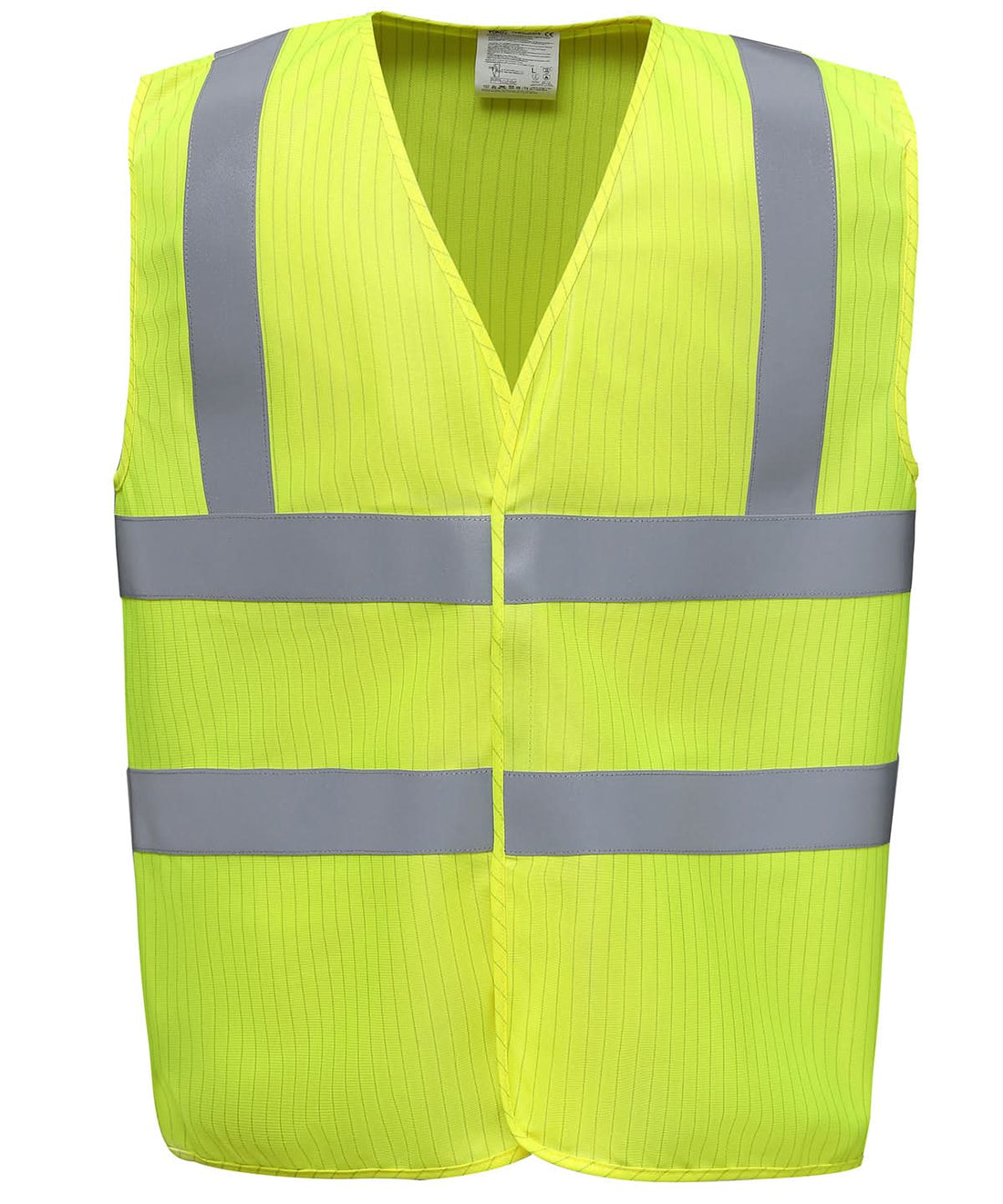 Yoko HV Flame Retardant Anti Static Waistcoat Hvw100Asfr YK075 - Yellow - Customisable HV Vest