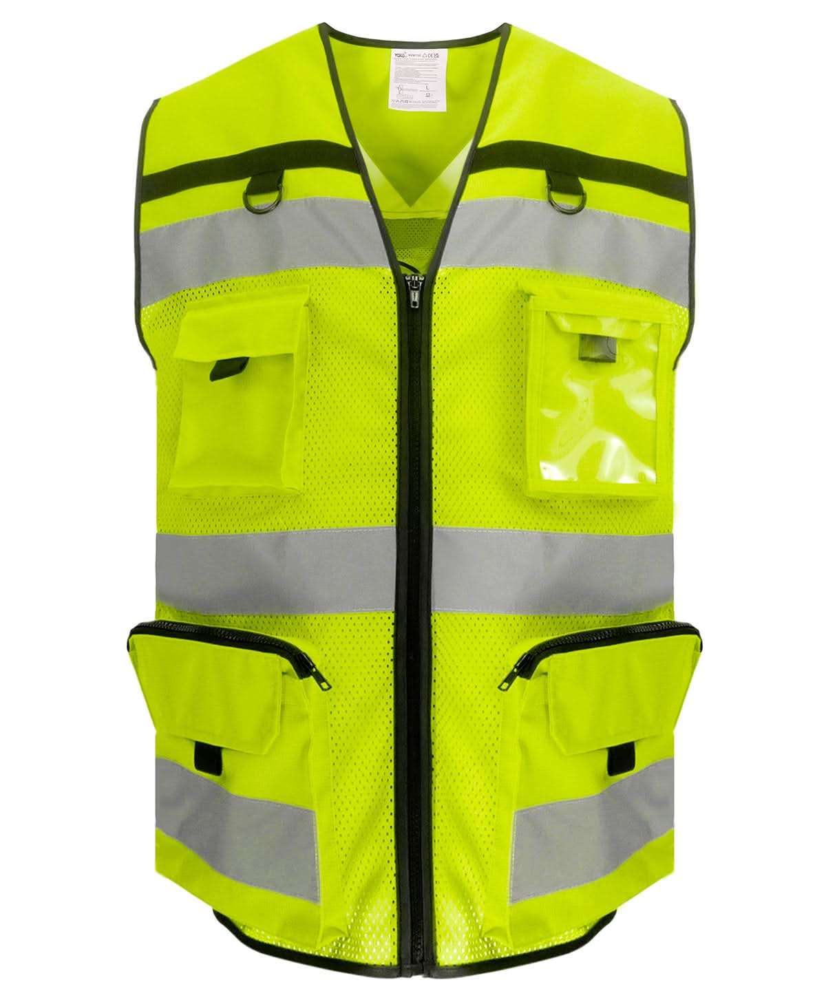 vis Yellow Mesh - Hi-vis ripstop tool vest (HVW108)
