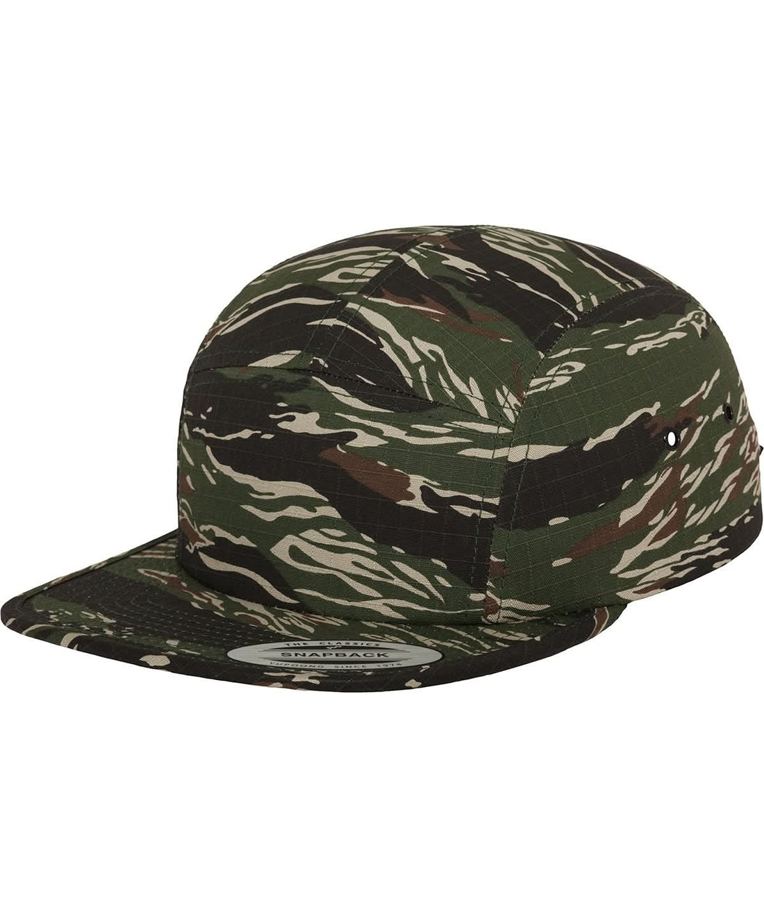 Flexfit By Yupoong Classic 5 Panel Jockey Cap 7005 YP005 - Camo One size - Customisable Caps