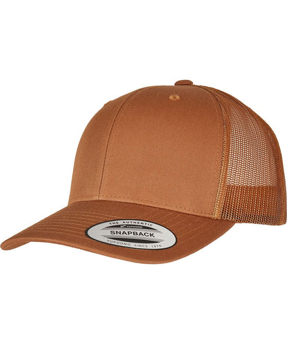 Flexfit By Yupoong Retro Trucker Cap 6606 YP023 - Caramel One size - Customisable Caps