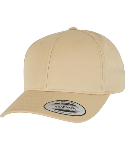 Flexfit By Yupoong Curved Classic Snapback 77067706 YP035 - Gold One size - Customisable Caps