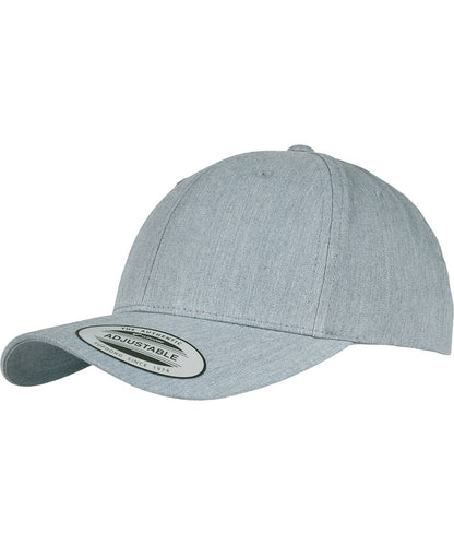 Flexfit By Yupoong Curved Classic Snapback 77067706 YP035 - Heather Grey One size - Customisable Caps