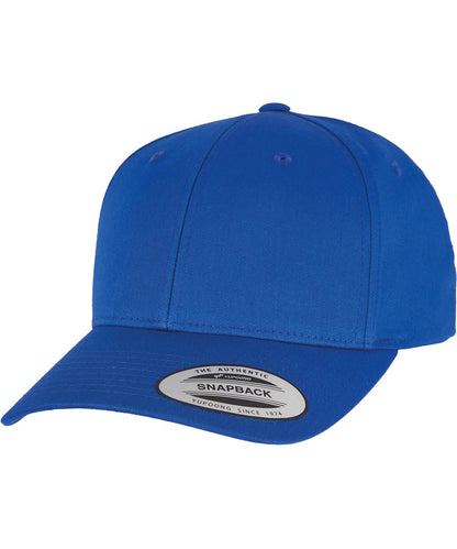 Flexfit By Yupoong Curved Classic Snapback 77067706 YP035 - Royal One size - Customisable Caps