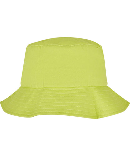 Flexfit By Yupoong Flexfit Cotton Twill Bucket Hat YP039 - Green Glow One size - Customisable Hats