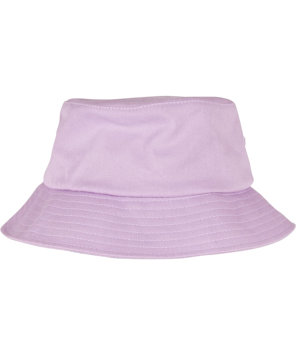 Flexfit By Yupoong Flexfit Cotton Twill Bucket Hat YP039 - Lilac One size - Customisable Hats