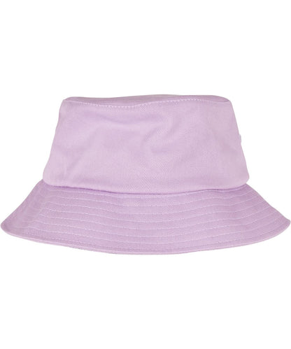 Flexfit By Yupoong Flexfit Cotton Twill Bucket Hat YP039 - Lilac One size - Customisable Hats