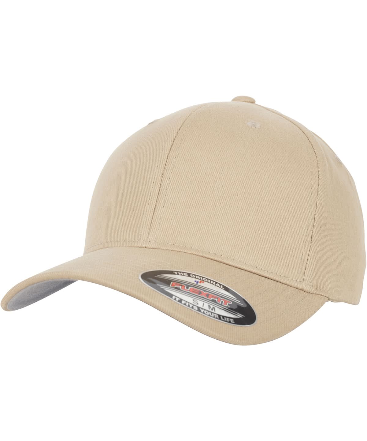 Flexfit By Yupoong Flexfit Brushed Twill YP045 - Khaki - Customisable Caps