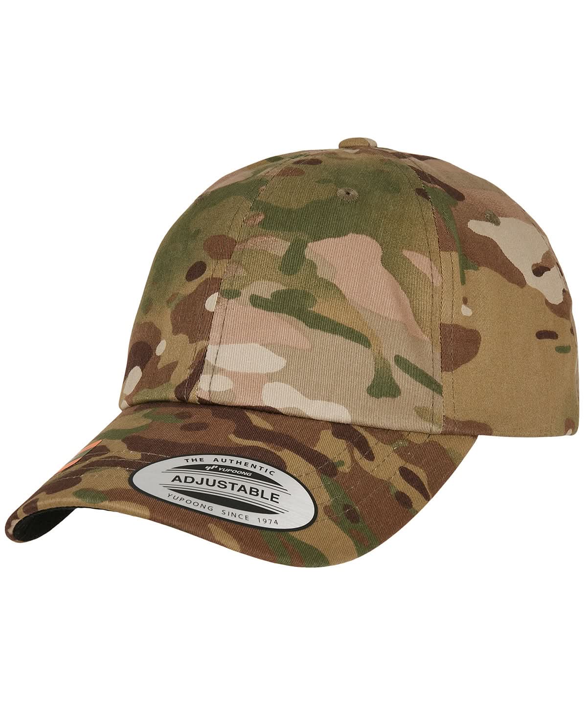 Flexfit By Yupoong Low Profile Cotton Twill Multicam 6245Mc YP096 - Multicam One size - Customisable Caps